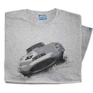 RetroClassic Jag E-Type Classic Race Car T-Shirt