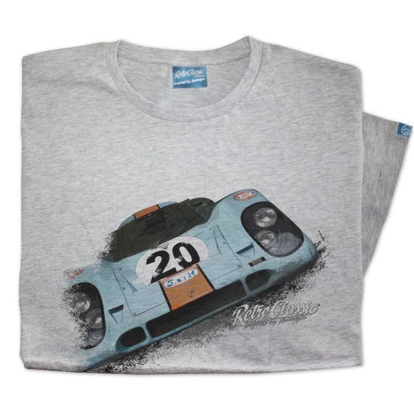 Gulf Porsche 917 Mens Classic Sports Car T-Shirt - Image 5