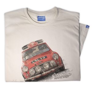 RetroClassic Rally Mini Cooper Classic Sports Car T-Shirt