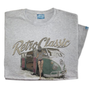 RetroClassic Split Screen Camper & Model Notonix T-Shirt