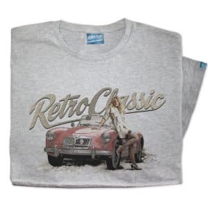 RetroClassic MGA Classic Car & Model Siobhan T-Shirt