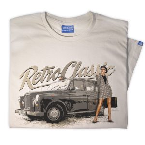 RetroClassic London Black Cab & Model Victoria T-Shirt