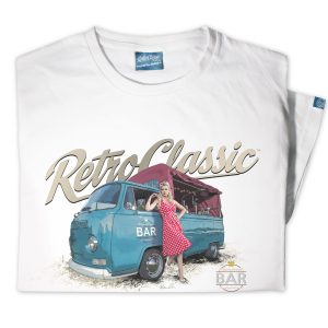 RetroClassic Wagonkered Bar Bus & Louisa Marie T-Shirt | Red Polka Dot Dress