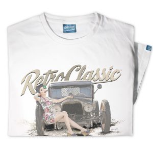 Zelda & The Dirty Farm Truck – Ford Model A Pin-Up T-Shirt