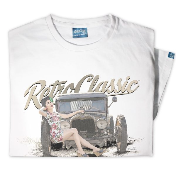 Zelda & The Dirty Farm Truck – Ford Model A Pin-Up T-Shirt