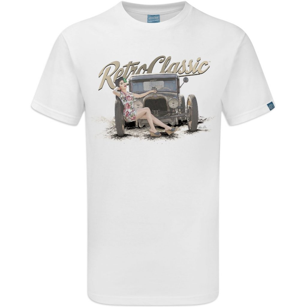 Zelda & The Dirty Farm Truck – Ford Model A Pin-Up T-Shirt - Image 2