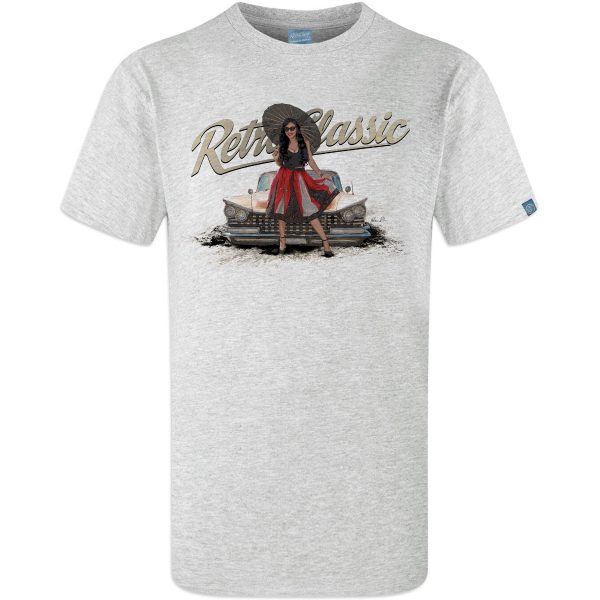 AllStarJin Umbrella pose and 1959 Buick Flat Top American Classic Car T-Shirt - Image 7