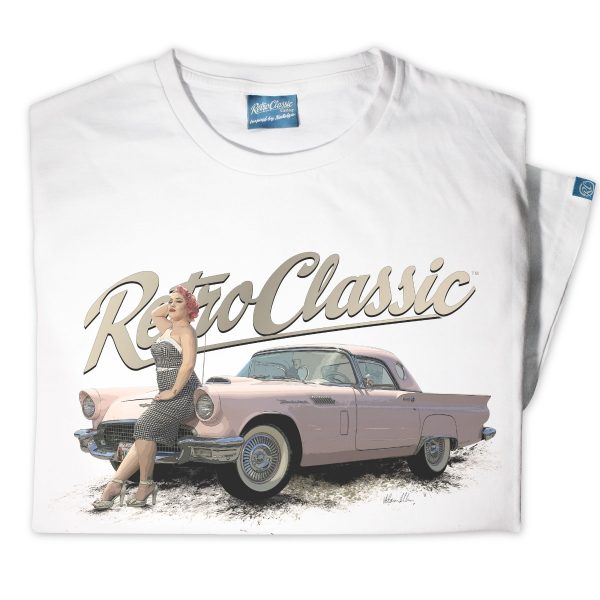 Celina - 1957 Ford Thunderbird Classic Car Mens T-Shirt