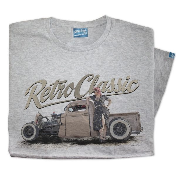 Ruby Woo - 1946 Ratrod Chevy Truck Mens T-Shirt - Image 5