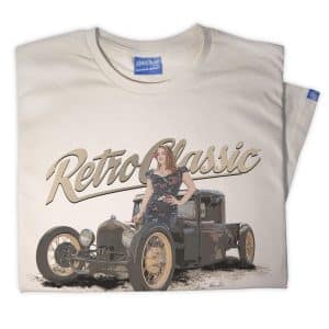 BellaMari & The Dirty Farm Truck – Ford Model A Pin-Up T-Shirt