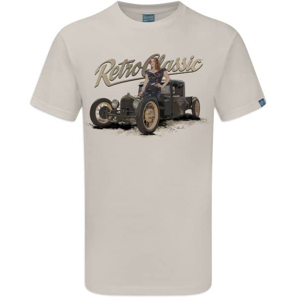 BellaMari & The Dirty Farm Truck – Ford Model A Pin-Up T-Shirt - Image 2