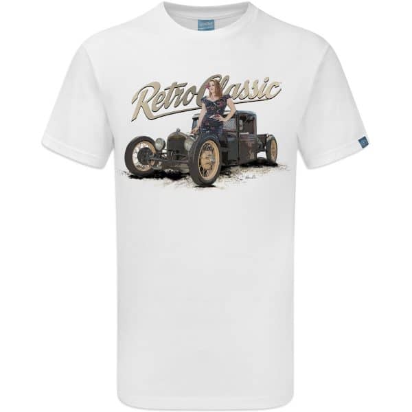 BellaMari & The Dirty Farm Truck – Ford Model A Pin-Up T-Shirt - Image 4