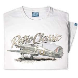 RetroClassic Hawker Hurricane Fighter Plane T-Shirt