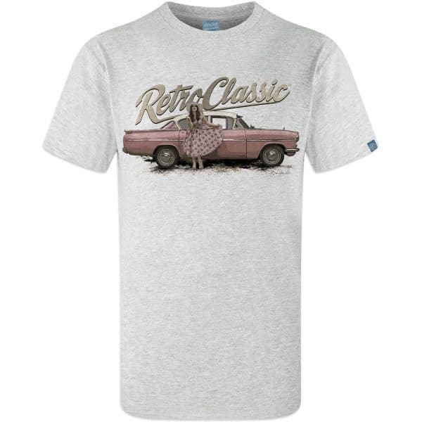 Classic Vauxhall Cresta and Pin-up Annie Drew Mens T-Shirt - Image 7