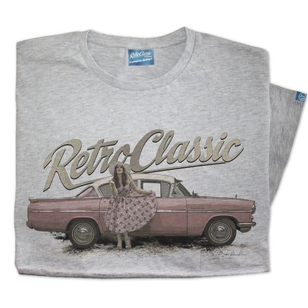 Classic Vauxhall Cresta and Pin-up Annie Drew Mens T-Shirt - Image 6
