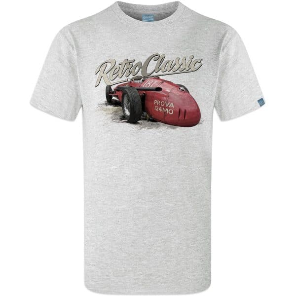 Classic Maserati 250F Racing Sports Car Mens T-Shirt - Image 6
