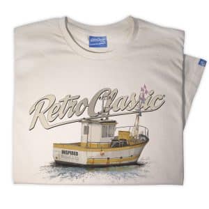 RetroClassic Coastal Crab Trawler Fishing Boat T-Shirt