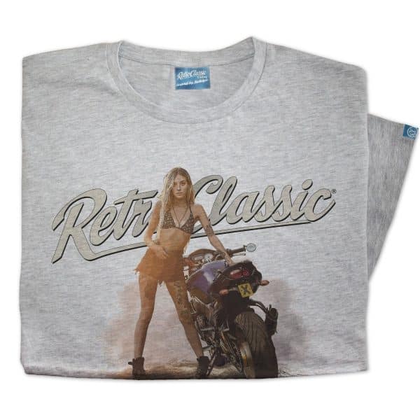 Yamaha FZ8 Motorbike & Internationally Published Model Sophie Mens T-Shirt - Image 6