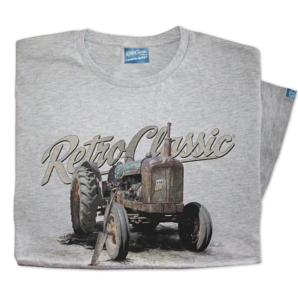 Old Fordson Major Tractor Mens T-Shirt - Image 7