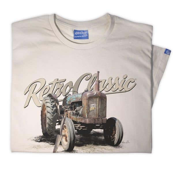Old Fordson Major Tractor Mens T-Shirt - Image 5