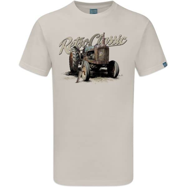Old Fordson Major Tractor Mens T-Shirt - Image 4