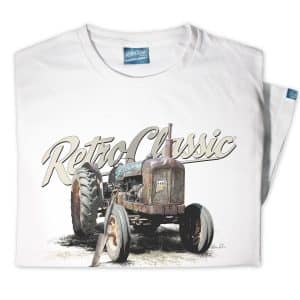 Old Fordson Major Tractor Mens T-Shirt