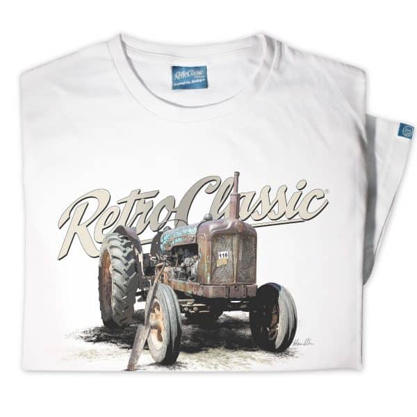 Old Fordson Major Tractor Mens T-Shirt