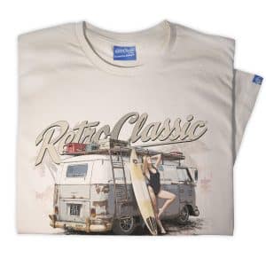 RetroClassic Jessica Johansen Surf Girl T-Shirt | Harbour Surfbus