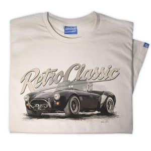 AC Cobra Mk IV Classic Sports Car Mens T-shirt