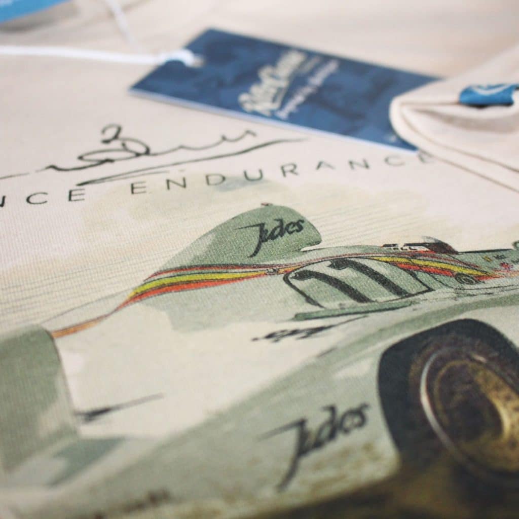 Official Derek Bell ‘1981 France Endurance Race’ Porsche 936 No. 11 T-Shirt - Image 8