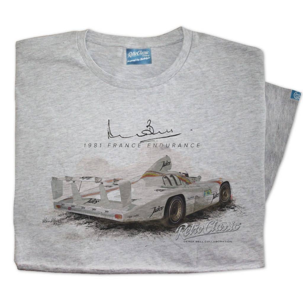Official Derek Bell ‘1981 France Endurance Race’ Porsche 936 No. 11 T-Shirt - Image 6