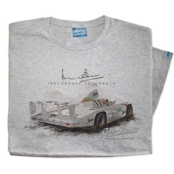 Official Derek Bell ‘1981 France Endurance Race’ Porsche 936 No. 11 T-Shirt - Image 6