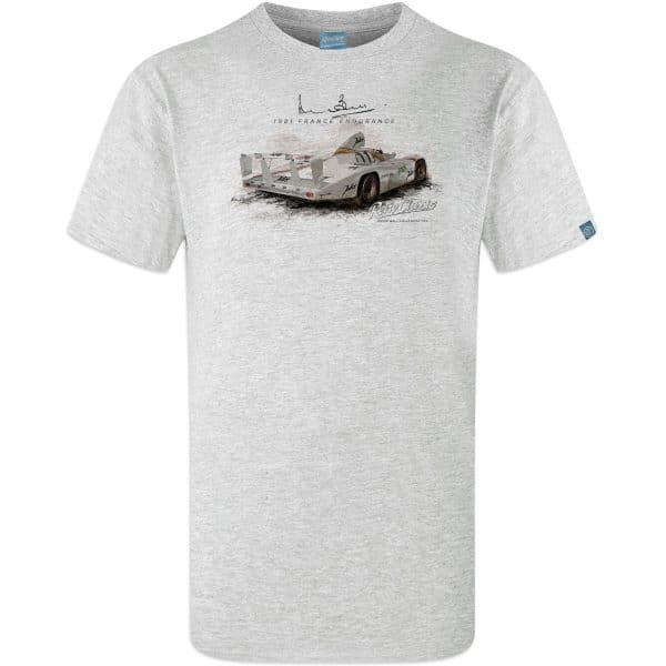Official Derek Bell ‘1981 France Endurance Race’ Porsche 936 No. 11 T-Shirt - Image 7