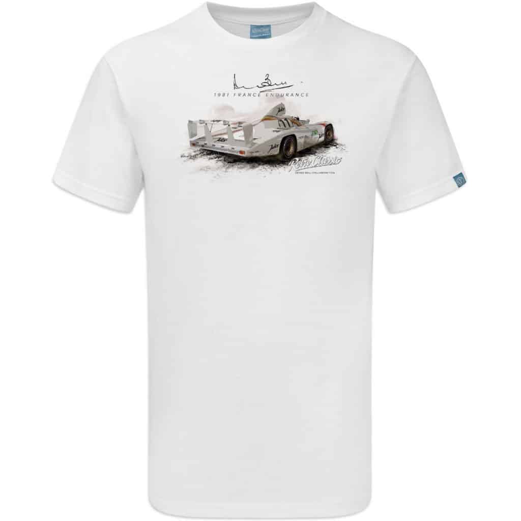 Official Derek Bell ‘1981 France Endurance Race’ Porsche 936 No. 11 T-Shirt - Image 3