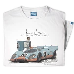 RetroClassic Official Derek Bell ‘1971 Belgium Endurance Race’ Porsche 917 T-Shirt