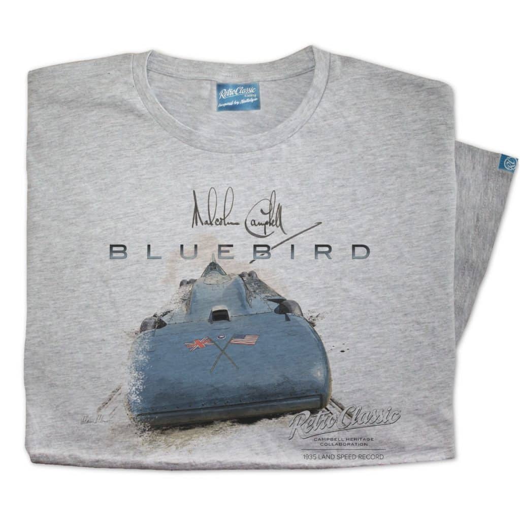 1935 Malcolm Campbell 'Gary Harman's Speed' Bluebird Railton V Car T-Shirt