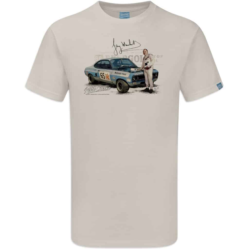 Mens 1971 Vauxhall Firenza 'Old Nail' Official Gerry Marshall Classic Race Car T-Shirt - Image 4