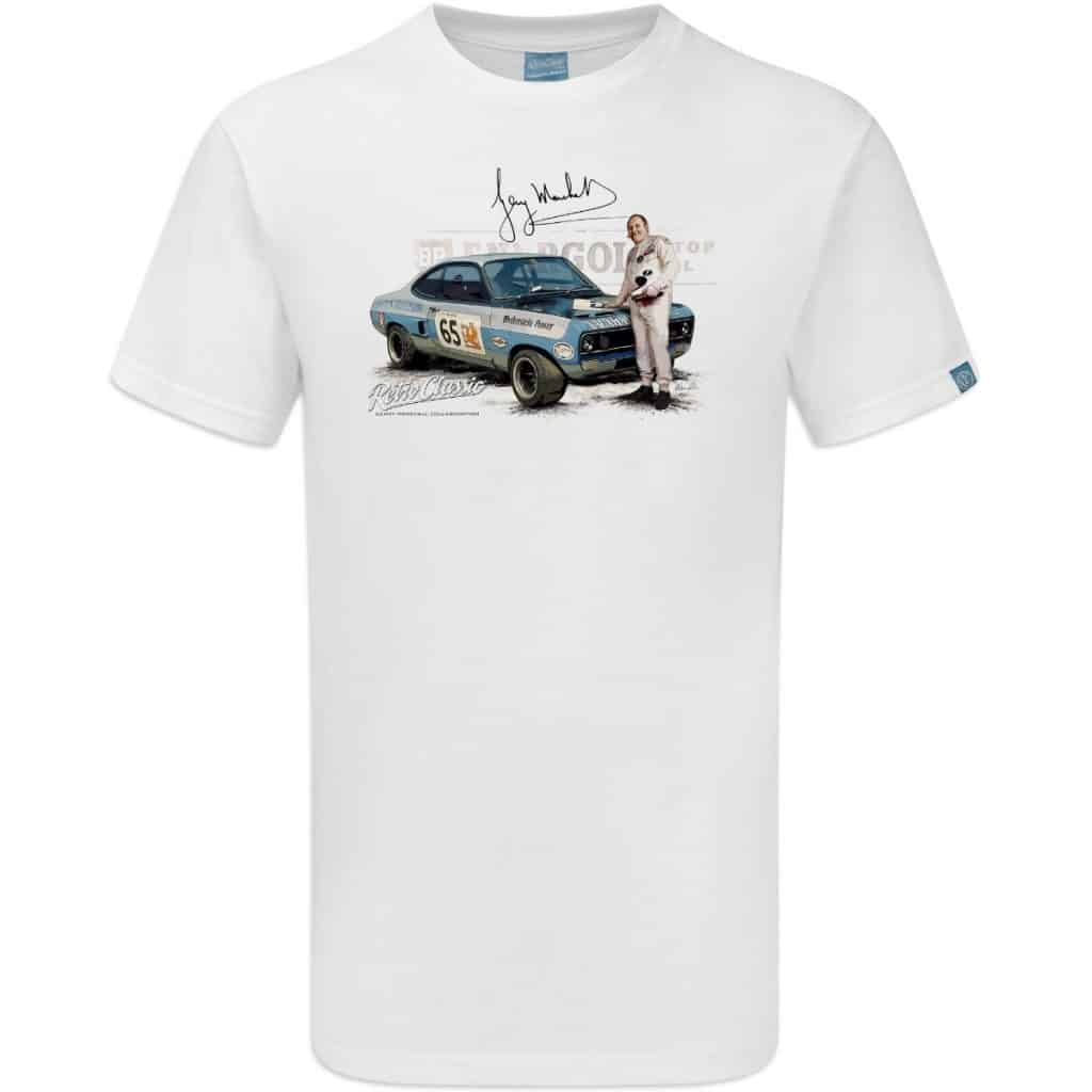 Mens 1971 Vauxhall Firenza 'Old Nail' Official Gerry Marshall Classic Race Car T-Shirt - Image 2