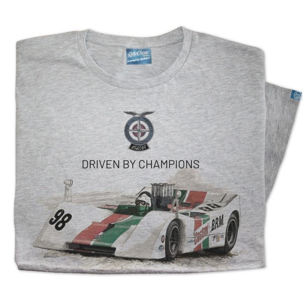 BRM 1970 BRM P154 Can-Am Racing Series Race Car T-Shirt - Image 8