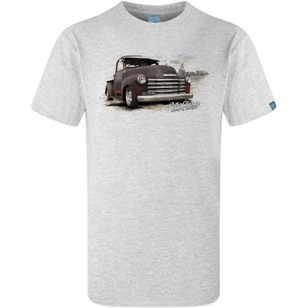 Mike Noble's - 1948 American Chevy Truck Mens T-Shirt - Image 6
