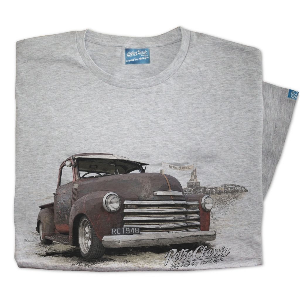 Mike Noble's - 1948 American Chevy Truck Mens T-Shirt - Image 7