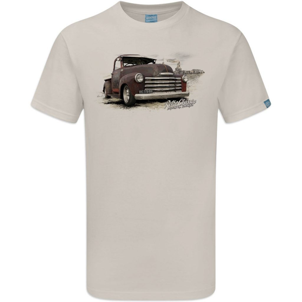 Mike Noble's - 1948 American Chevy Truck Mens T-Shirt - Image 4