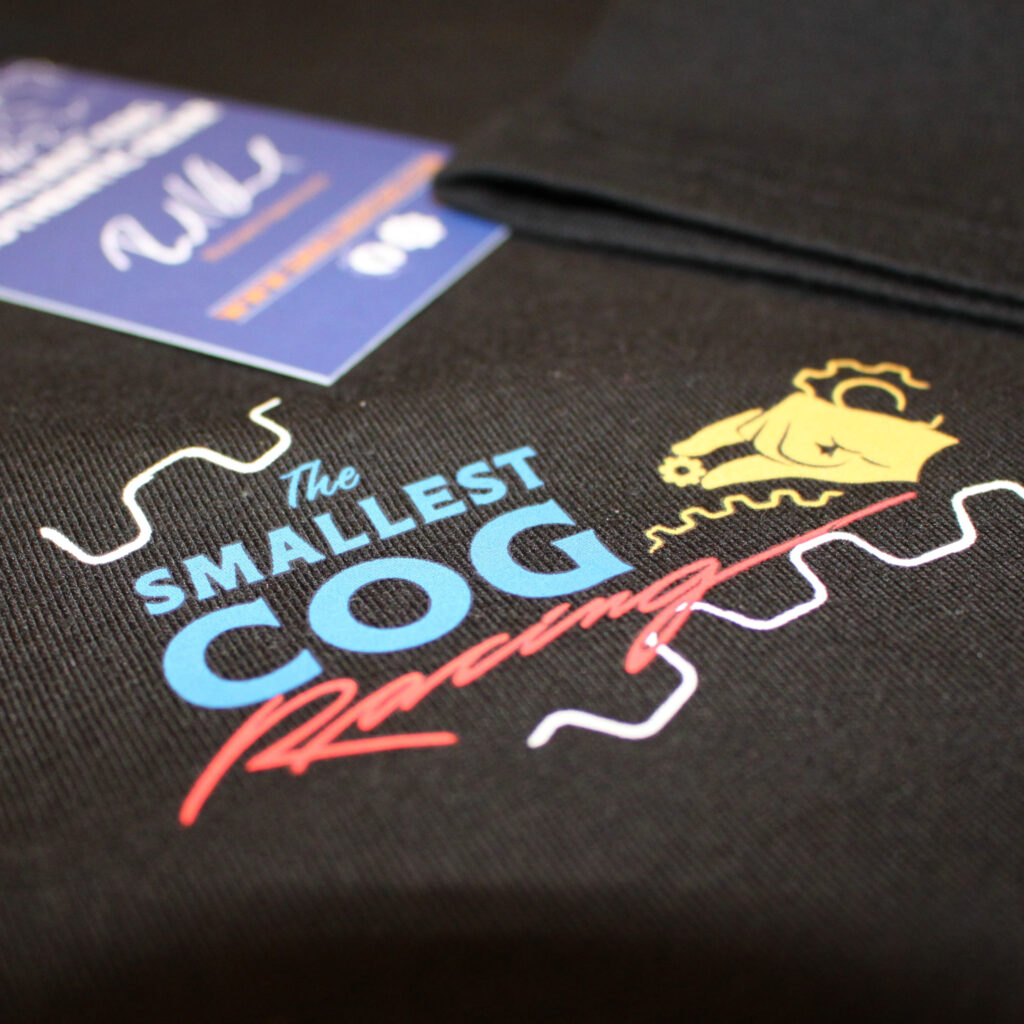 The Smallest Cog Authentic Racing Cog T-Shirt - Image 4