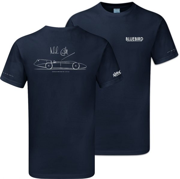 Stefan Marjoram's 1935 Malcolm Campbell 'Land Speed' Blue Bird Railton V Mens T-Shirt