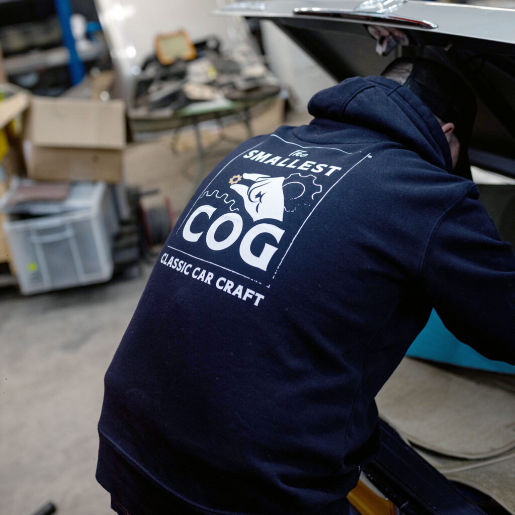 The Smallest Cog Authentic Cog Heavyweight Hoodie - Image 10
