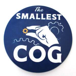 The Smallest Cog Authentic Cog Round Coaster