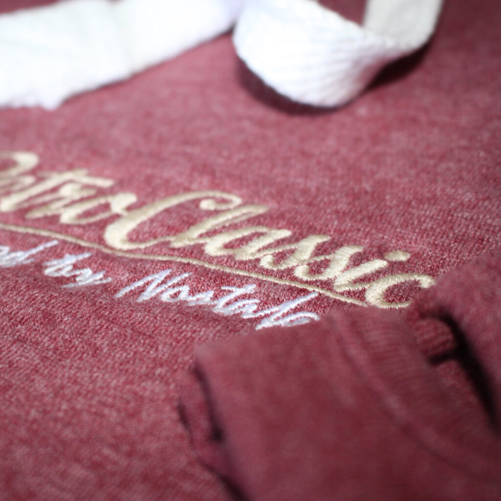 RetroClassic Full-Zip Hoodie – Heavyweight Comfort and Timeless Style - Wine Melange - Image 2