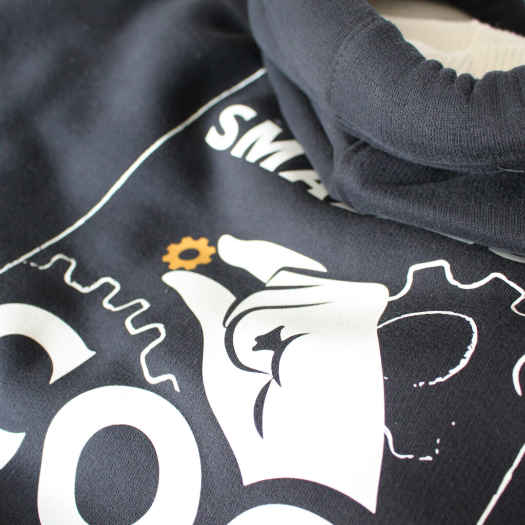 The Smallest Cog Authentic Cog Heavyweight Hoodie - Image 4
