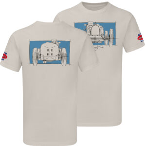 The Bugatti Trust – Stefan Marjoram Bugatti T35 Grand Prix car Sketch T-Shirt