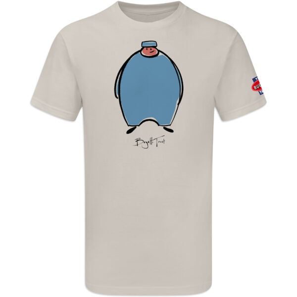 The Bugatti Trust – Stefan Marjoram Bugatti 'Rad Man' Character Sketch T-Shirt - Image 3